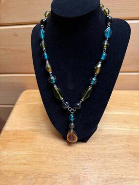 Beautiful Beaded Y Necklace